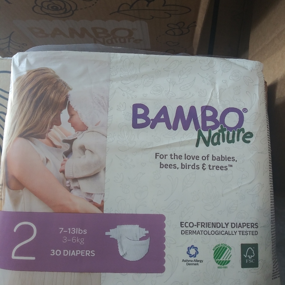 Bambo size 2 diapers